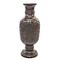 Uniquewise Antique Decorative Hand Curved Brown Mango Wood Table Flower Vase with Unique Textured Pattern, 24" QI004008 - alternate 4